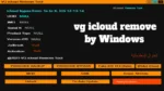 تخطي الايكلود باستخدام اداة vg icloud remove | عبر الويندوز